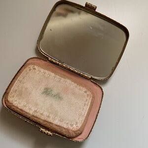 Gold Textured Compact Case